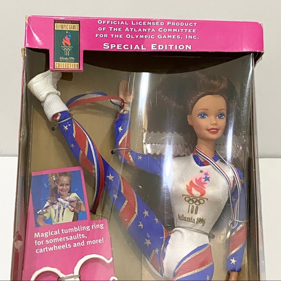 Vintage 1996 Olympic Gymnastic Barbie Doll - Picture 9 of 11